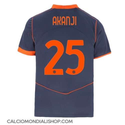 Maglie da calcio Inter Milan Manuel Akanji #25 Terza Maglia 2025-26 Manica Corta